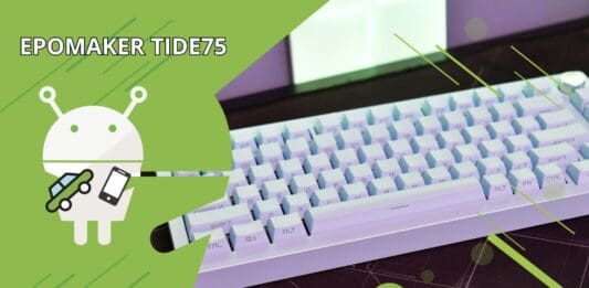 EPOMAKER Tide75: la tastiera più larga e comoda con design in alluminio