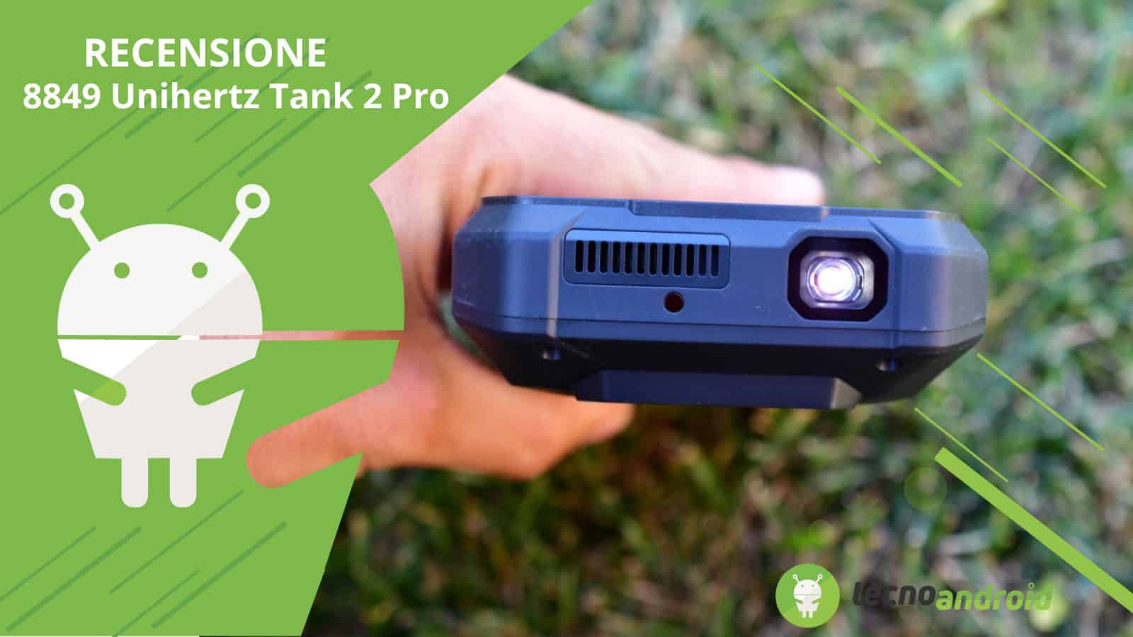 8849 Unihertz Tank 2 Pro: smartphone rugged con proiettore laser