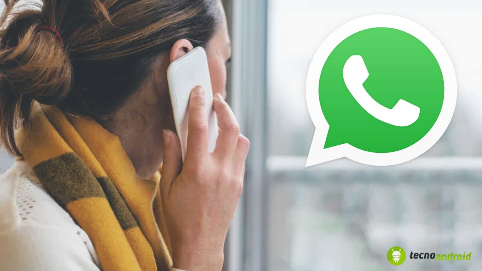 WhatsApp Beta: nuovo aggiornamento per le chiamate
