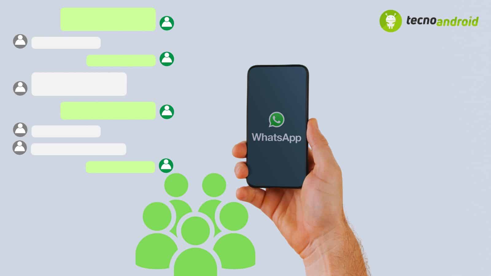 WhatsApp: arriva una funzione per l'organizzazione dei gruppi