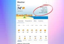 Google Meteo si aggiorna e aggiunge anche la qualità dell'aria nelle sue informazioni