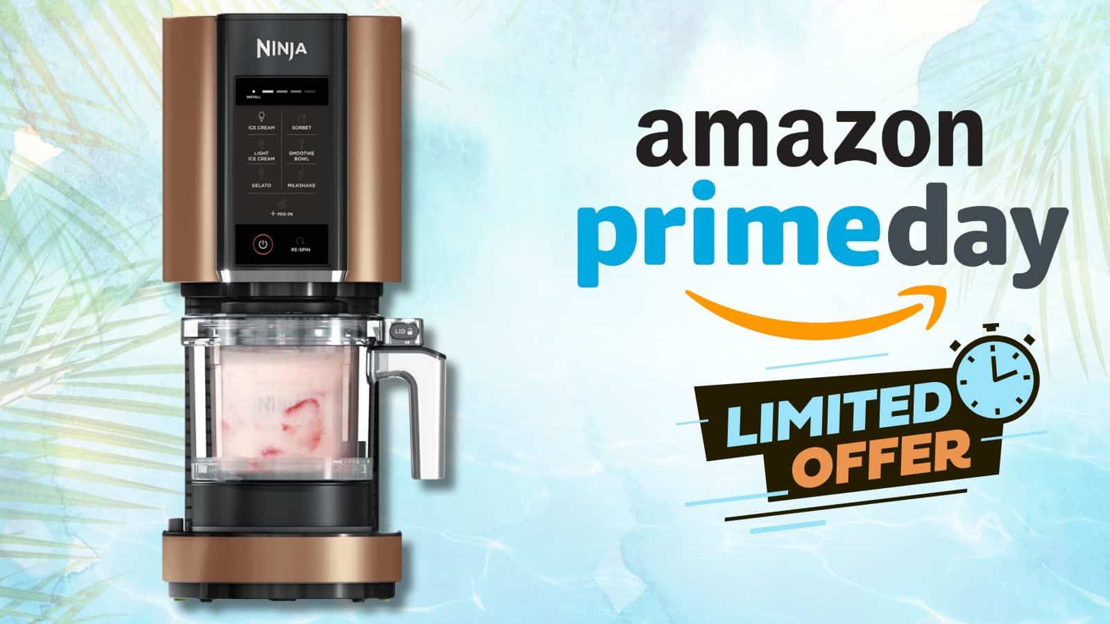 Amazon Prime Day: vivi l'estate con gusto con la Gelatiera Ninja CREAMi