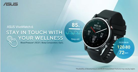 ASUS, VivoWatch, 6, smartwatch