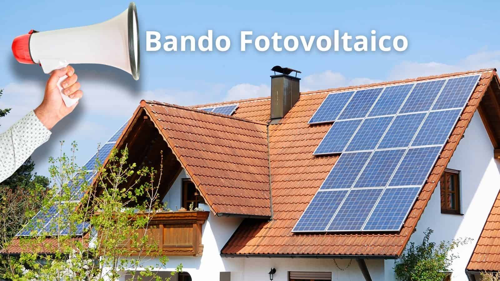 Fotovoltaico per le famiglie: aperto il bando per il Reddito Energetico