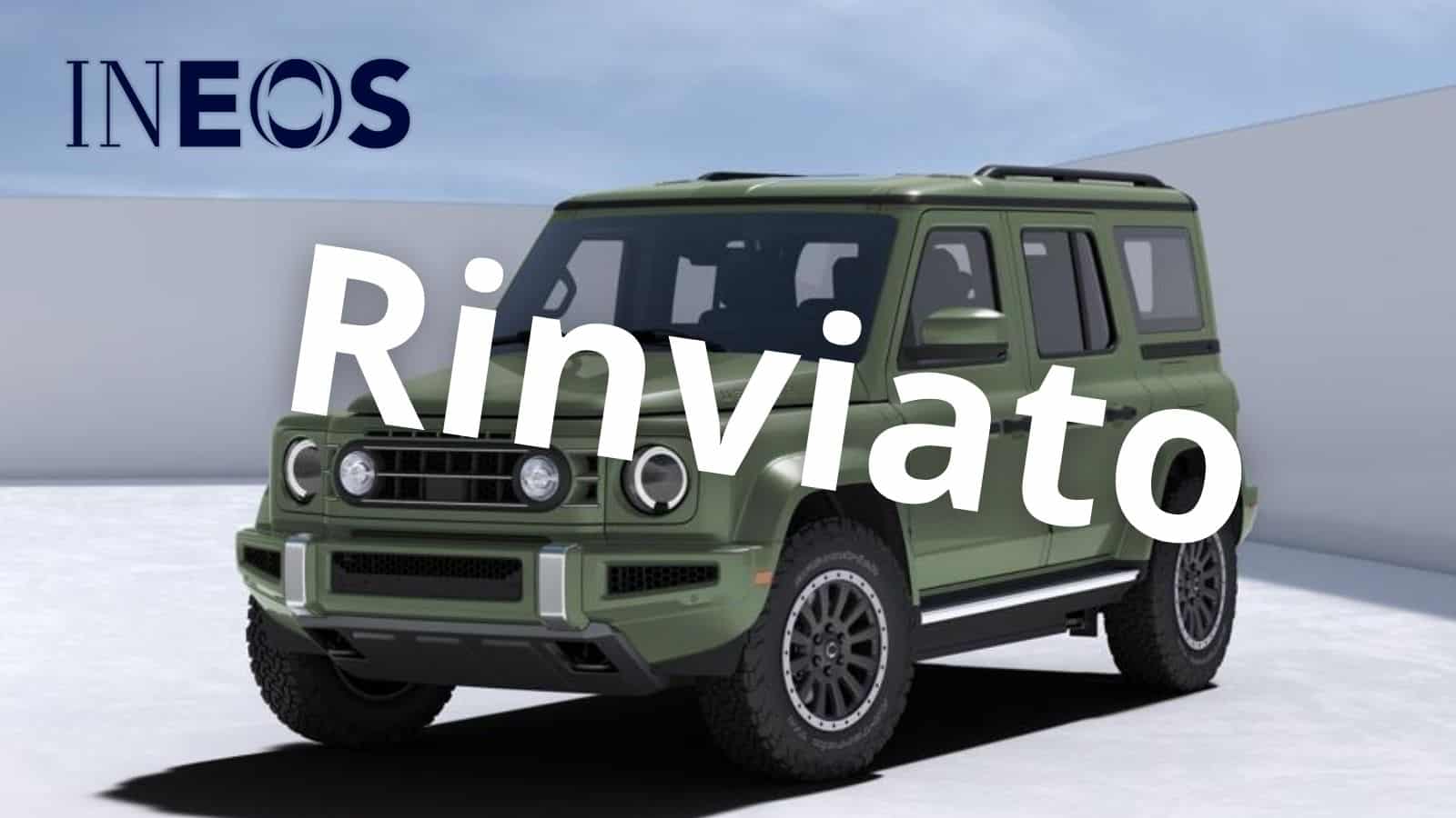 INEOS: rinviato il lancio del fuoristrada elettrico Fusilier