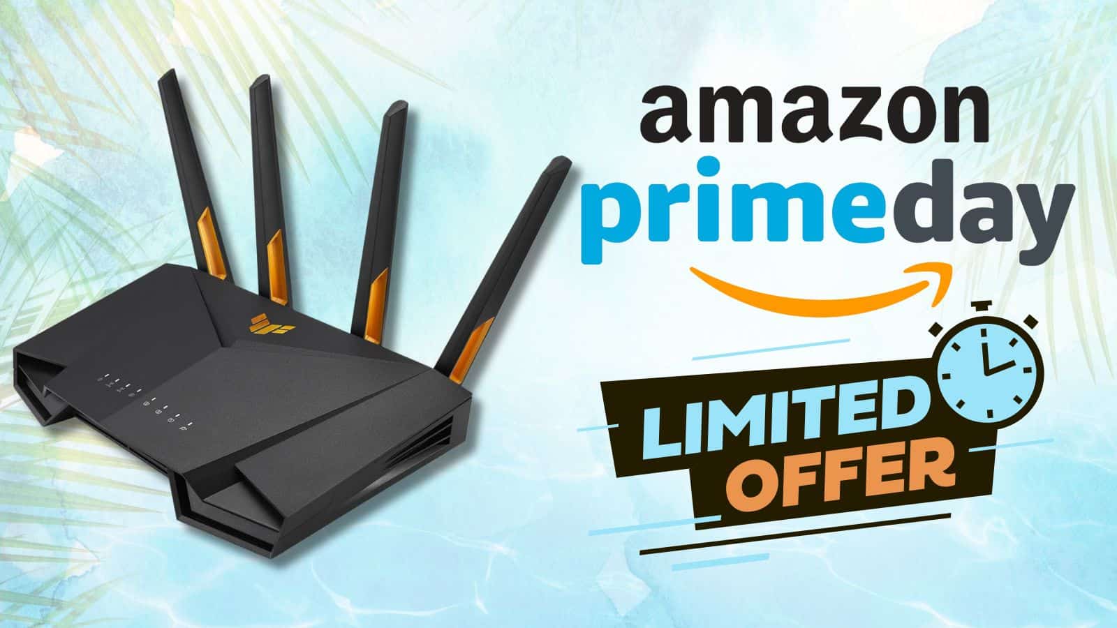 PROMOZIONE folle Prime Day Amazon: Router ASUS scontatissimo