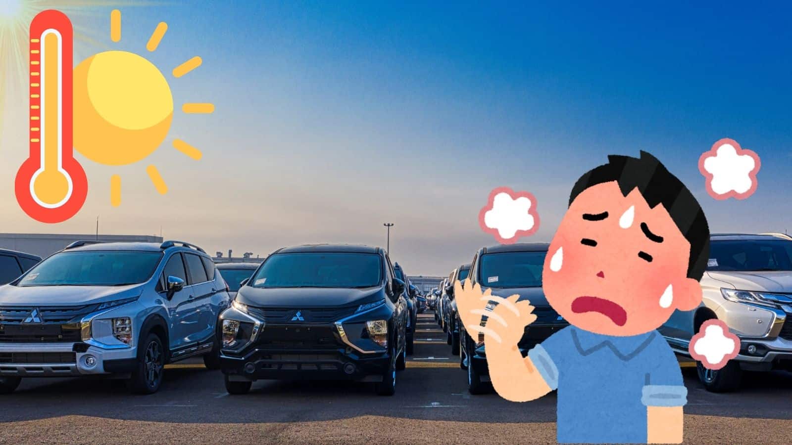 Auto parcheggiata al sole: qual è la temperatura massima raggiungibile?