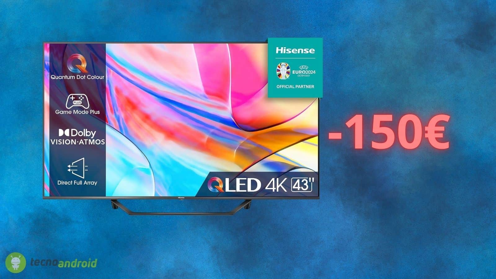 Smart TV Hisense con sconto di 150 euro: OFFERTA shock su Amazon