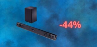 Soundbar LG a prezzo incredibile: SCONTO del 44% attivo su Amazon