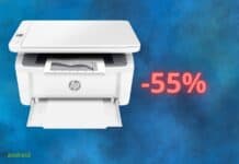 Stampante HP con sconto del 55%: offerta da non credere su Amazon