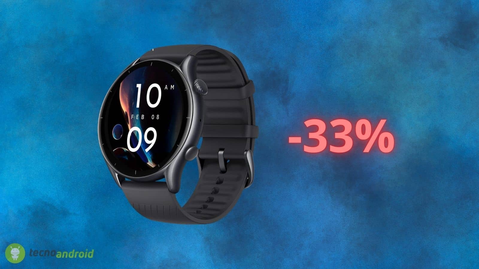 Amazfit GT3: smartwatch in offerta a meno di 100 euro su AMAZON