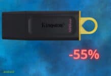 Chiavetta USB Kingston da 128GB a 8 euro su Amazon