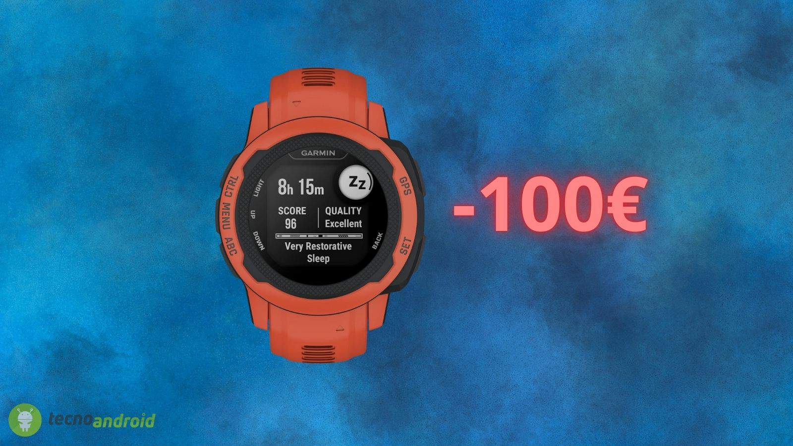 Garmin Instict 2S: 100 euro di sconto solo oggi su Amazon