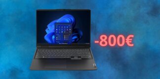 Lenovo IdeaPad Gaming 3: sconto PAZZO di 800 euro su AMAZON