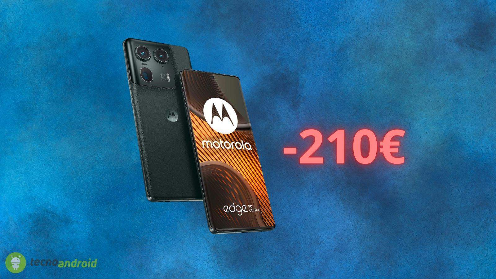 Motorola Edge 50 Ultra: scontato di 210 euro su Amazon, è MINIMO STORICO