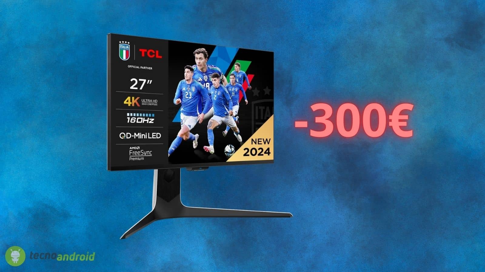 Monitor da GAMING miniLED di TCL con sconto di 300 euro su Amazon