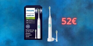 Philips Sonicare: spazzolino elettrico in OFFERTA LAMPO su Amazon