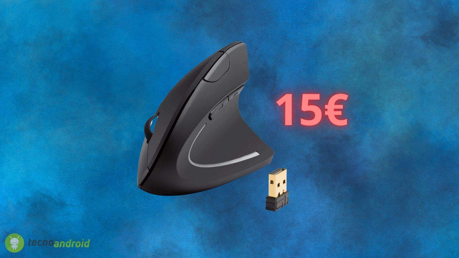 Mouse verticale a soli 15 euro su Amazon: offerta IRRIPETIBILE