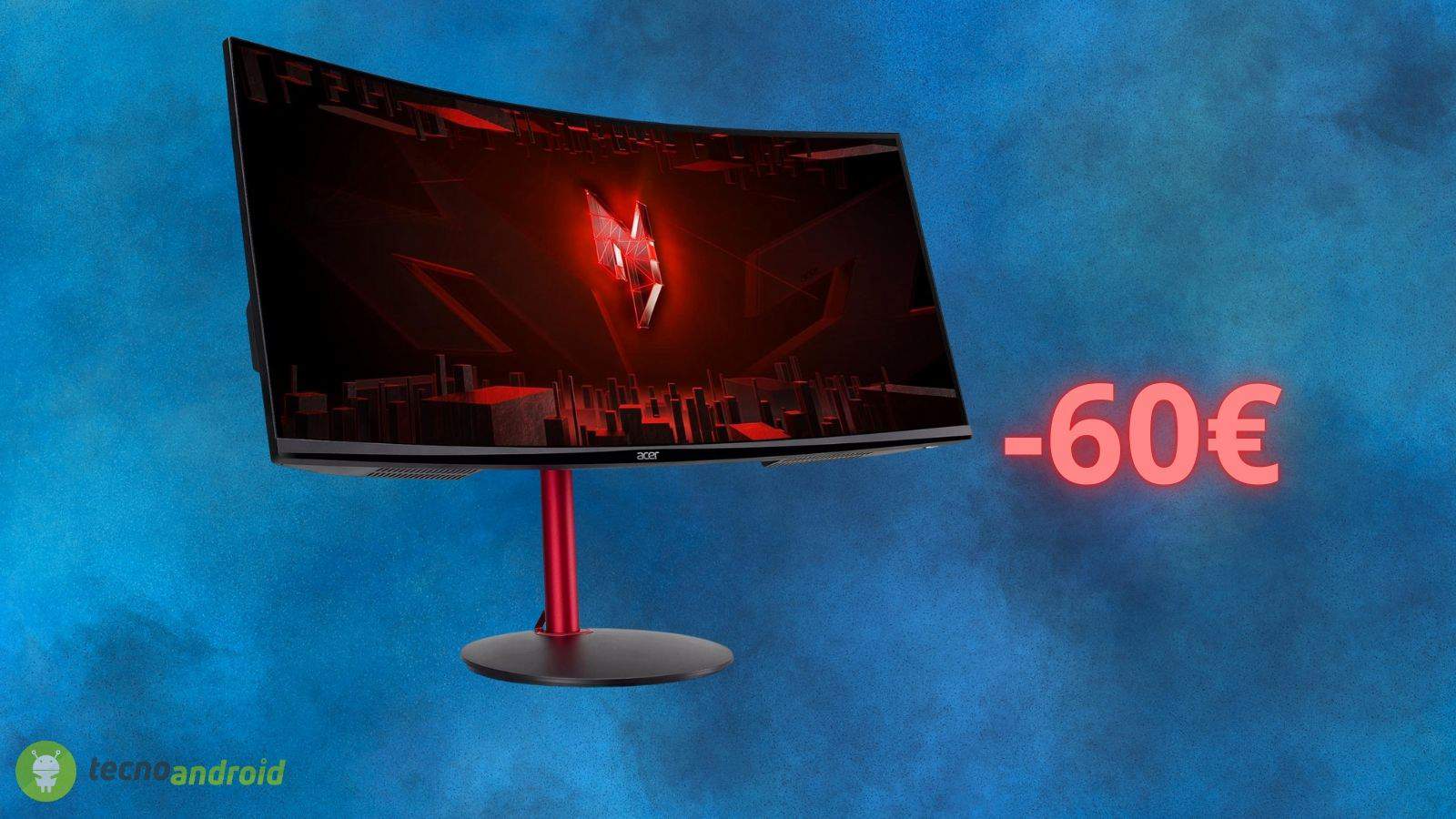 Monitor da gaming ACER Nitro in super OFFERTA con l'Amazon Prime Day