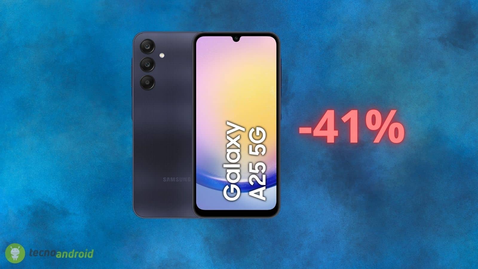 Samsung Galaxy A25 al 41% su Amazon: offerta da PAZZI