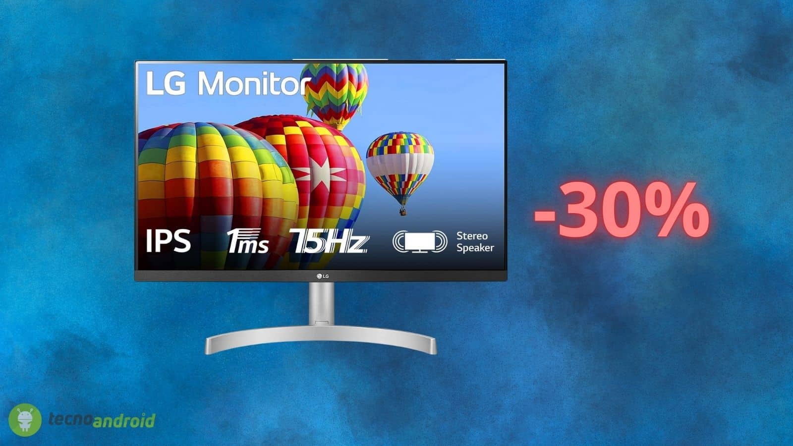 Monitor LG al 30% di sconto su Amazon: offerta folle