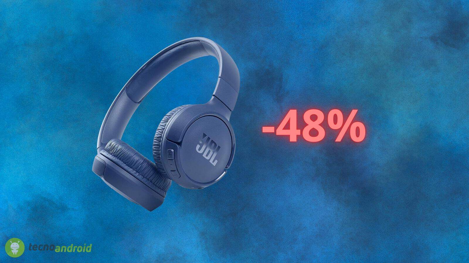 Cuffie JBL Tune 510BT al prezzo più BASSO di sempre su AMAZON