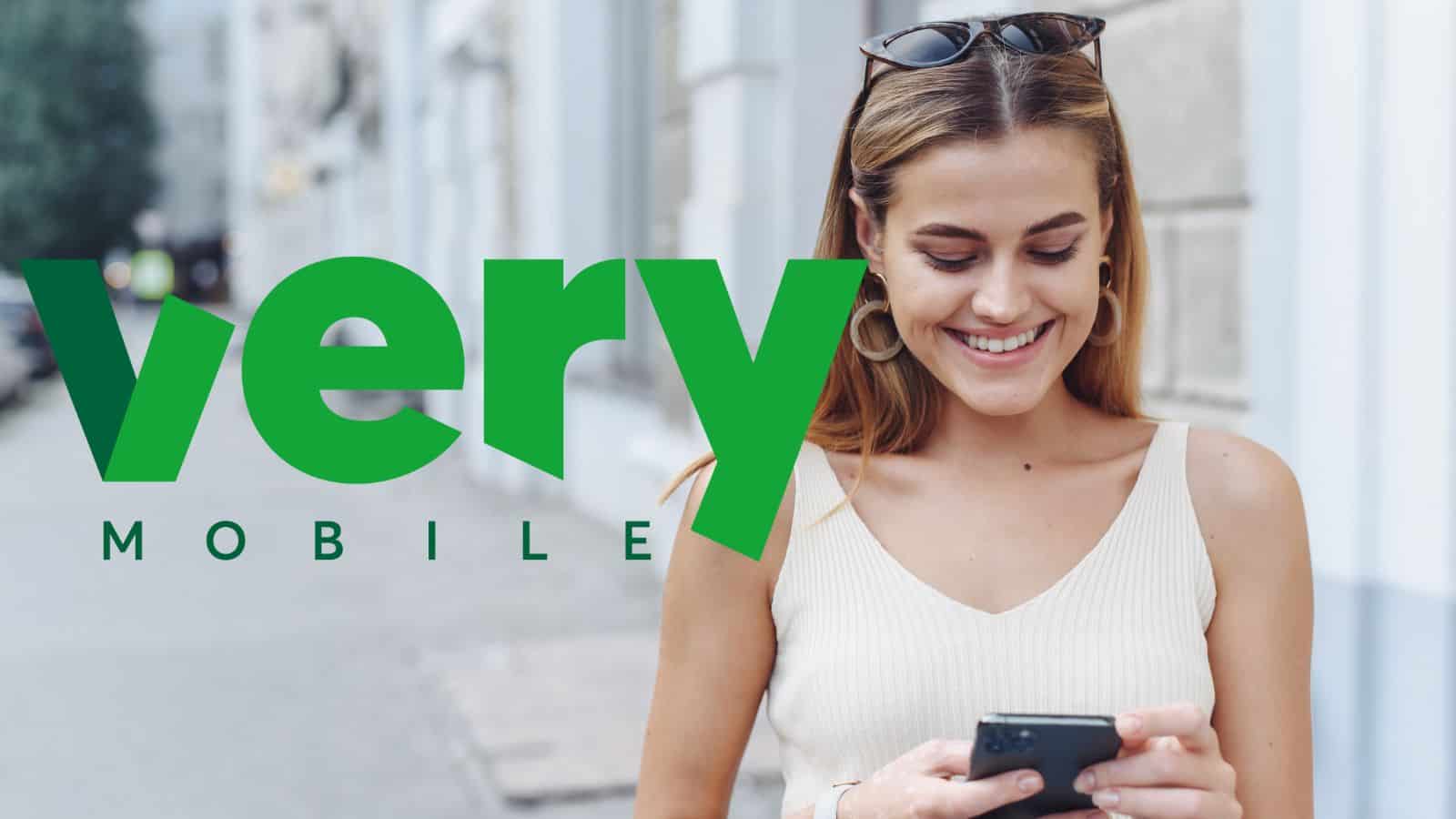 Very Mobile offre una mega offerta con 200GB al mese