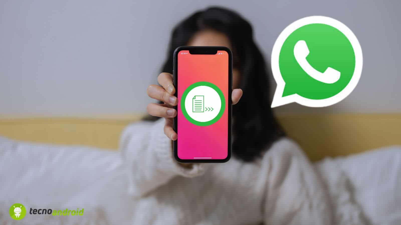 WhatsApp: ecco come scambiare file offline 