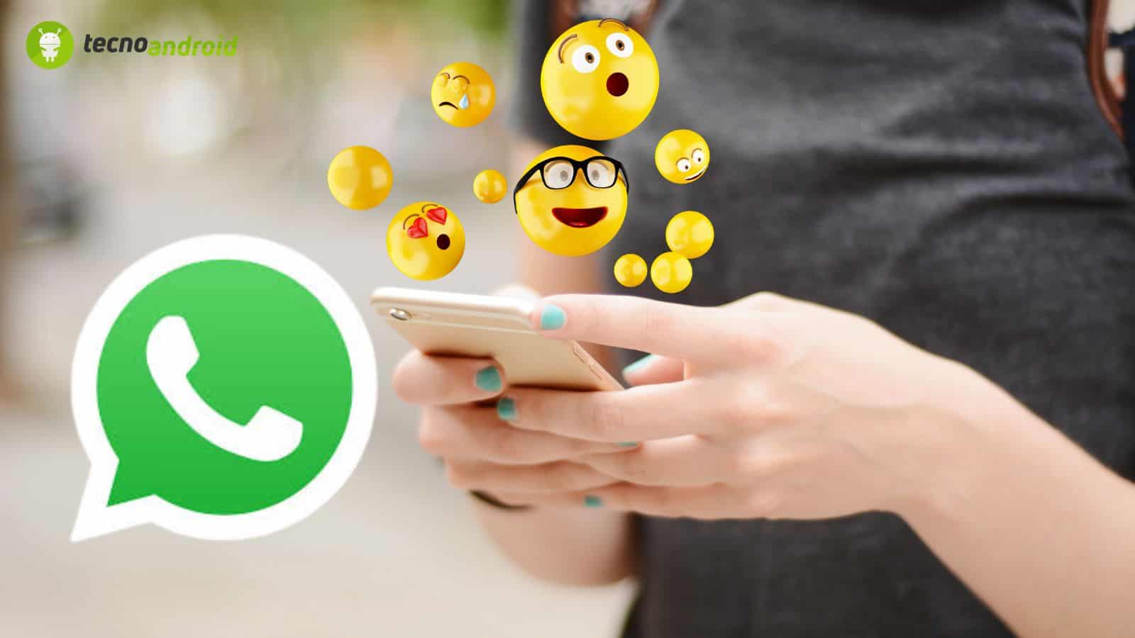 WhatsApp: sui dispositivi Android arrivano le emoji animate