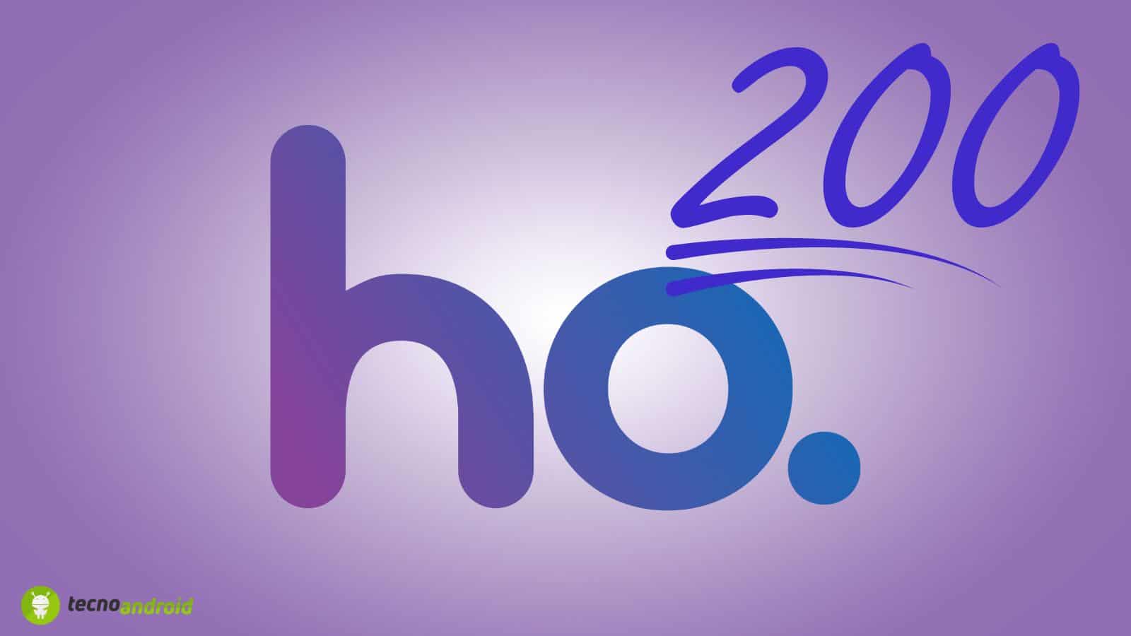 ho. Mobile offre 200GB a meno di 10 euro al mese