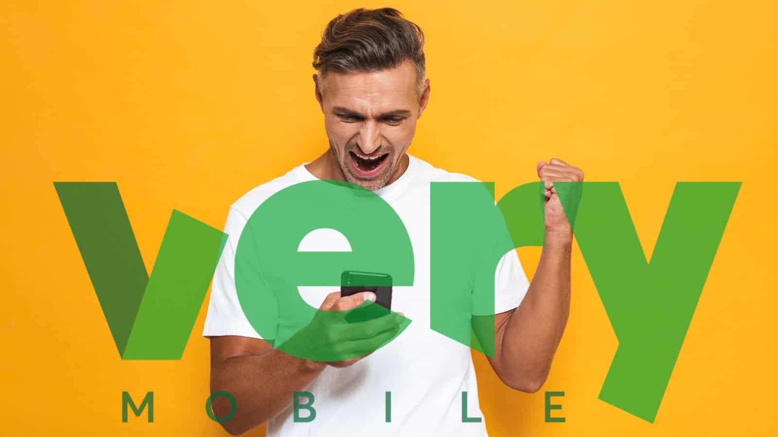 Promozioni telefoniche a partire da 4,99 euro al mese con Very Mobile