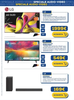 Euronics ti aspetta con il volantino speciale sui prodotti audio e video