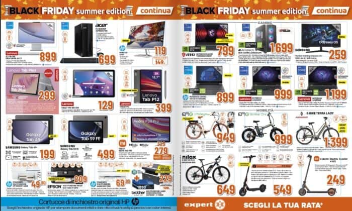 volantino expert black friday