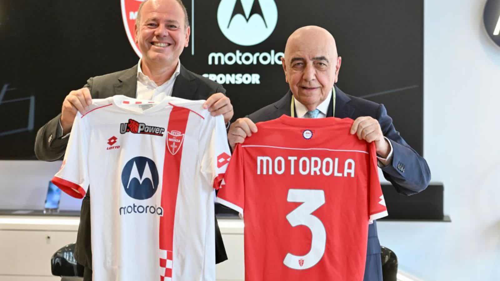 Motorola sponsor ufficiale dell'AC Monza anche nel 2024/2025