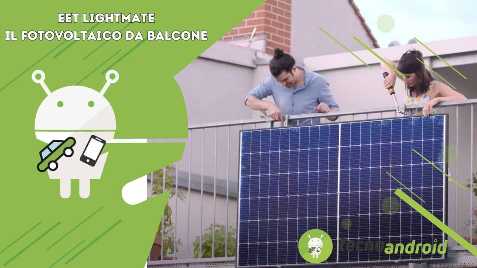 EET LightMate: il fotovoltaico da balcone per risparmiare in bolletta