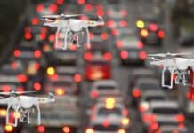 Falco di Aspi: droni in volo per monitorare il traffico