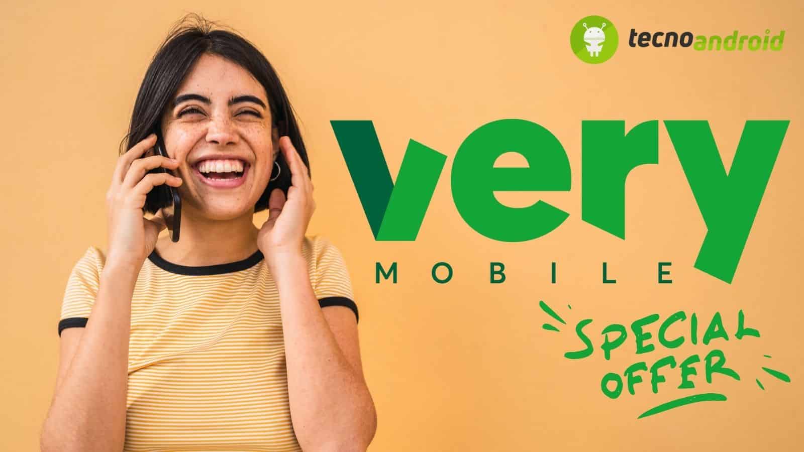 Very Mobile: l’offerta senza limiti a soli 10,99 euro al mese