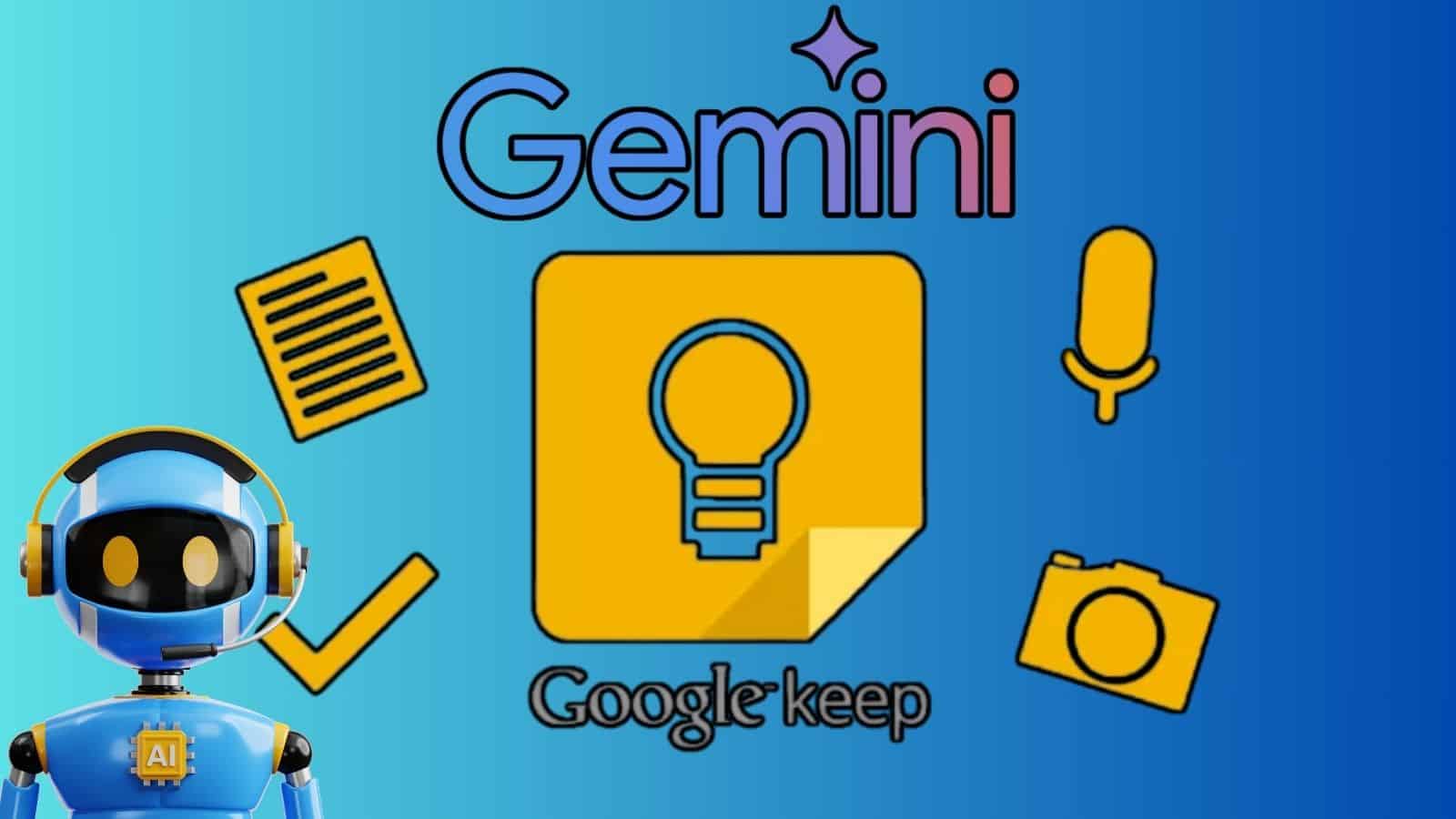 Google Keep si arricchisce: arriva l'AI Gemini per creare elenchi