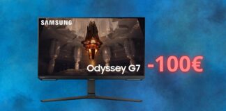 Monitor da gaming SAMSUNG ODYSSEY G7 scontato di tanti soldi su Amazon