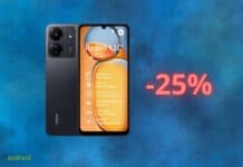 Xiaomi Redmi 13C: sconto del 25% solo oggi su Amazon