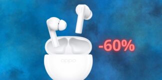 Oppo Enco Buds2 costano solo 19 euro su Amazon: sconto del 60%