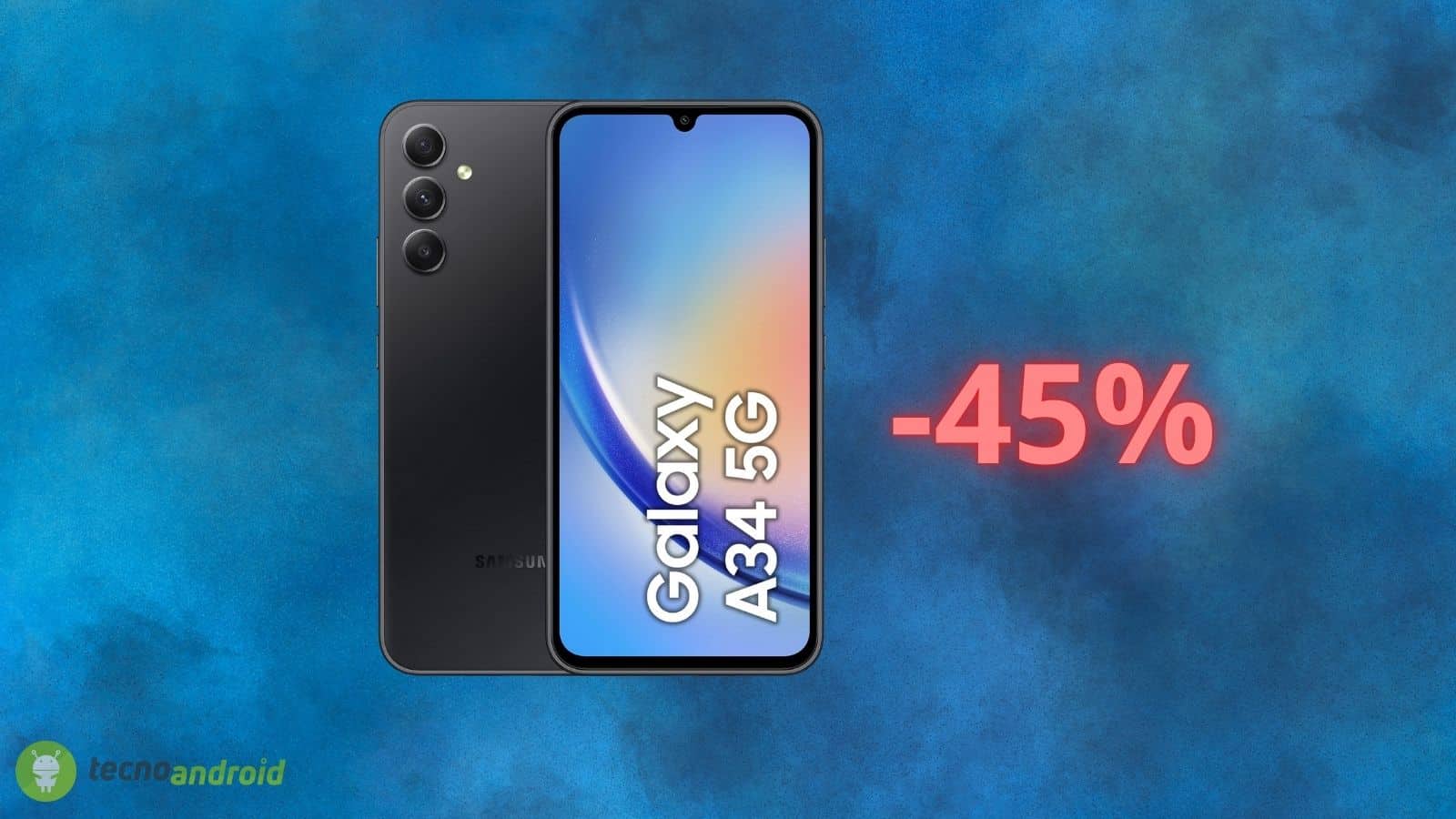 Samsung Galaxy A34: il PREZZO cala del 45% solo oggi su AMAZON