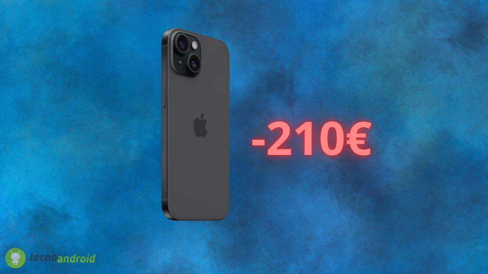 Apple iPhone 15: sconto da PAZZI su Amazon