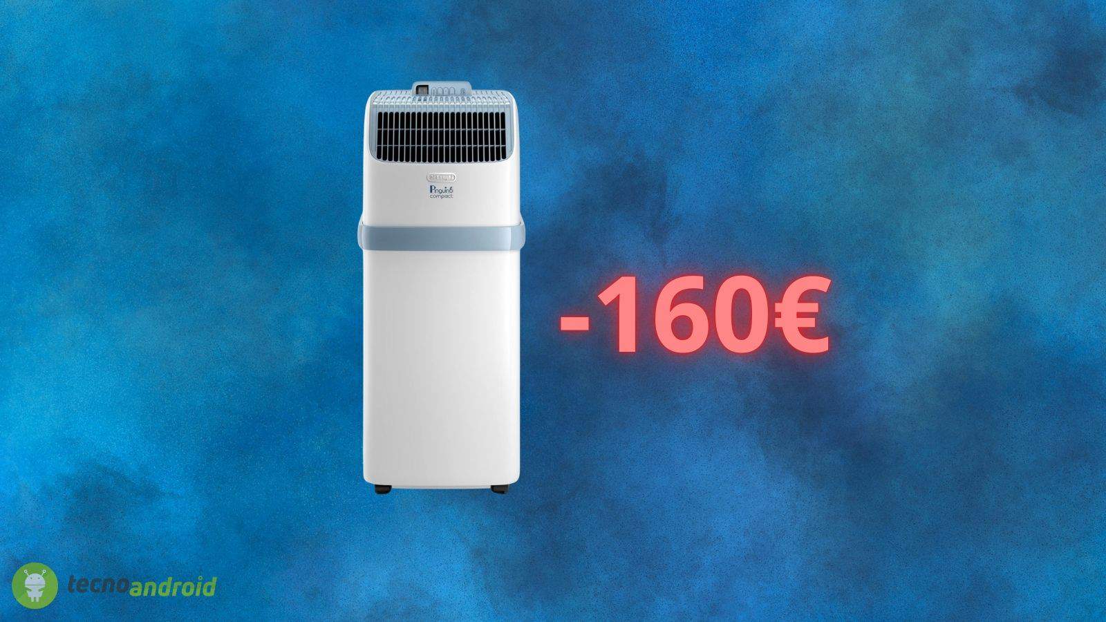 Condizionatore portatile De'Longhi scontato di 180 euro su Amazon: che OFFERTA