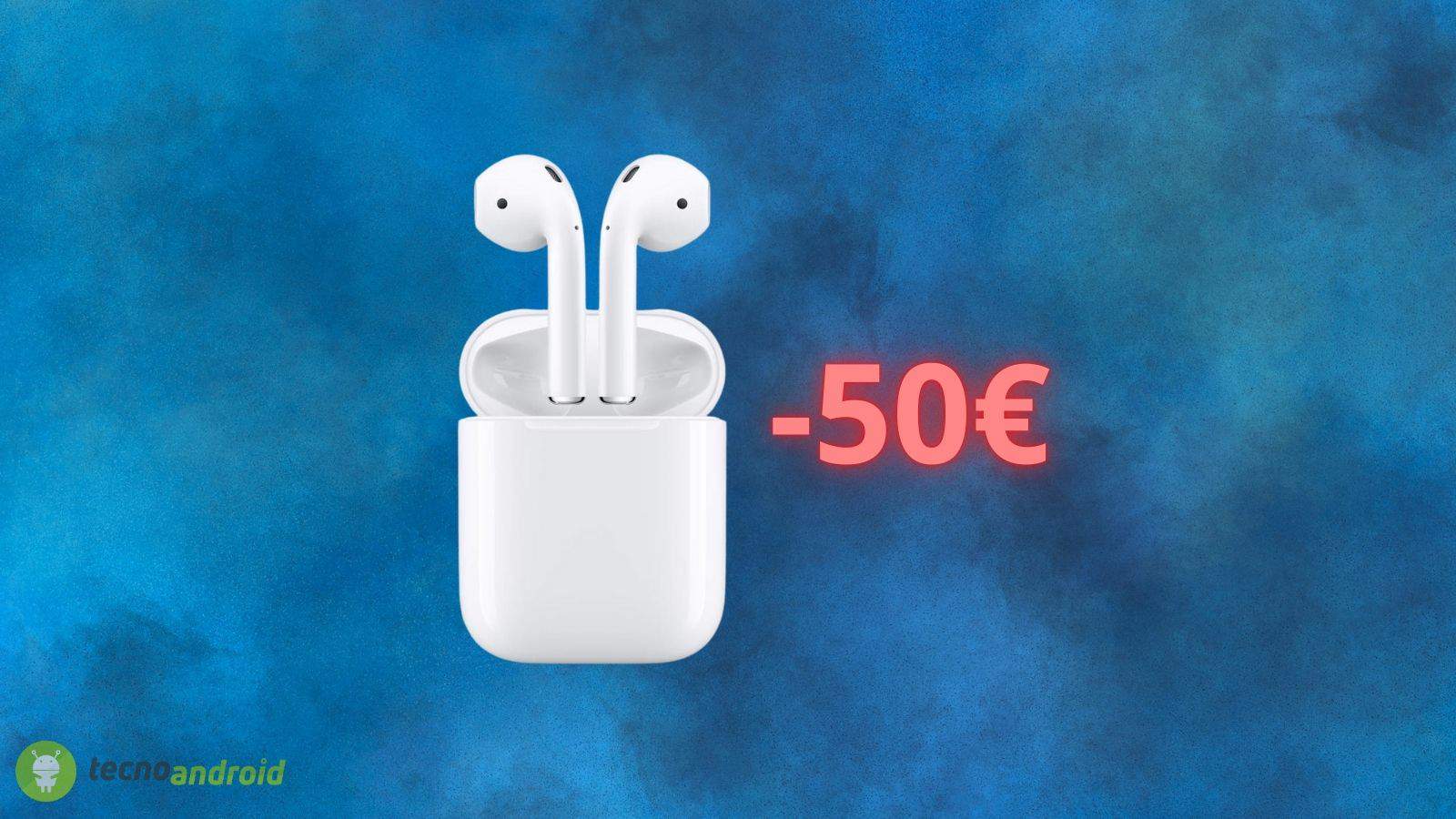 Apple AirPods: sconto di 50 euro solo oggi su Amazon