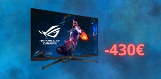 Asus Rog Swift: monitor gaming in offerta di 430 euro su Amazon