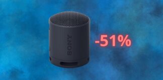 Speaker SONY a soli 31 euro: sconto del 51% su Amazon