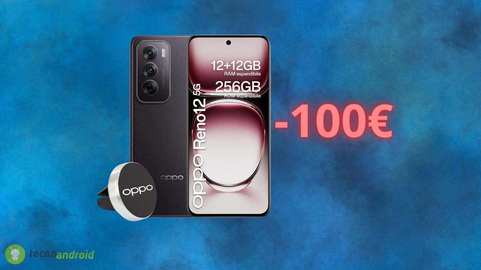 Oppo Reno12 5G: pazza OFFERTA di 100 euro su Amazon