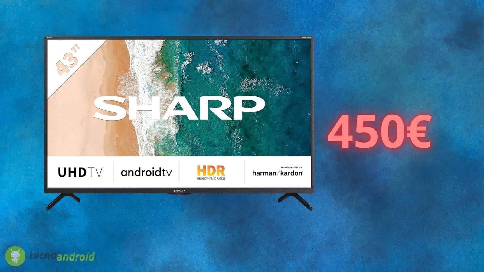 Smart TV Sharp da 43 pollici: costa solo 450 euro su Amazon