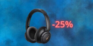 Cuffie wireless SOUNDCORE scontate OGGI del 25% su Amazon